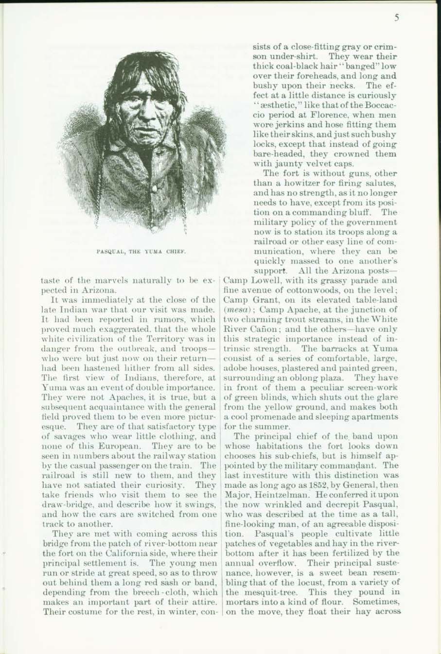 ACROSS ARIZONA IN 1883 including glimpses of Yuma, Tucson, Tombstone. vist0011b